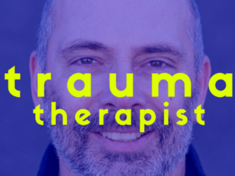 Colleen Ryan-Hensley talks with Guy McPherson PhD on his Trauma Therapist  podcast cover art image